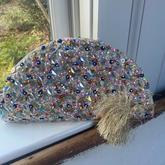 Anthropologie BHLDN Llani Balma Clutch Bag - Picture 4 of 6